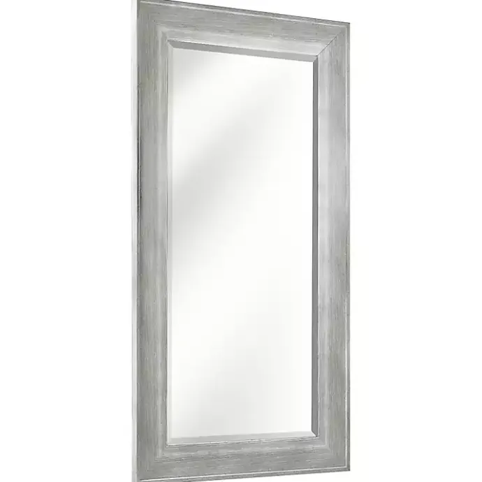 Discount Kirklands Home White Driftwood Framed Leaner Mirror