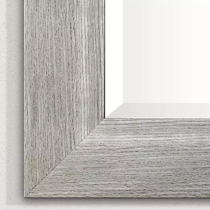 Discount Kirklands Home White Driftwood Framed Leaner Mirror