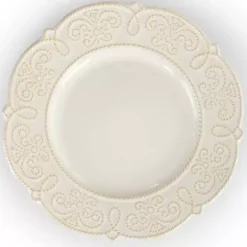 Kirklands Home Embossed Scalloped 16-pc. Dinnerware Set White