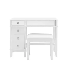 Clearance Kirklands Home Eva Mirrored 2-pc. Vanity Set White