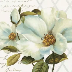 Kirklands Home White Floral Bliss Framed Canvas Art Print