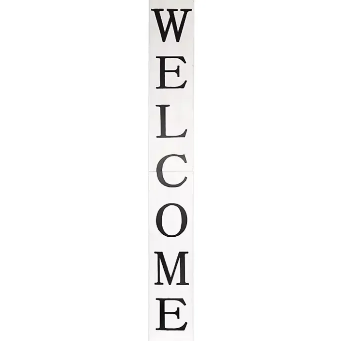 Online Kirklands Home Foldable Welcome Porch Board White