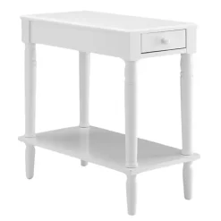 Online Kirklands Home French Country Single Drawer Accent Table White