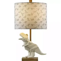 Kirklands Home Geo Dinosaur Table Lamp White