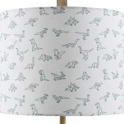 Kirklands Home Geo Dinosaur Table Lamp White