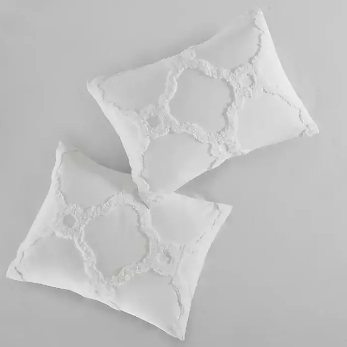 Sale Kirklands Home Geometric California King 3-pc Comforter Set White