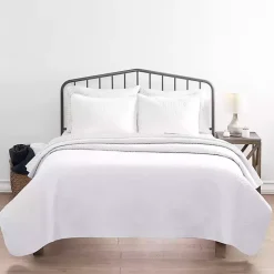 Outlet Kirklands Home Herringbone Quilted 3-pc. Queen Coverlet Set White