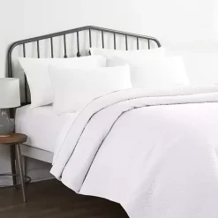 Outlet Kirklands Home Herringbone Quilted 3-pc. Queen Coverlet Set White