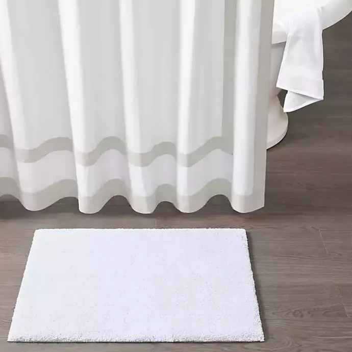 Hot Kirklands Home High Pile Marshmallow Bath Mat, 30 in. White