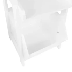 Best Kirklands Home Ladder Shelf with Cubby, 13 in. White
