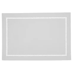 Best Kirklands Home Laser-Cut Hemstitch Placemats, Set of 4 White
