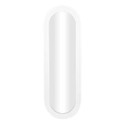 Discount Kirklands Home White Layered Frame Oblong Wall Mirror