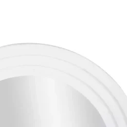 Discount Kirklands Home White Layered Frame Oblong Wall Mirror