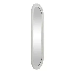 Discount Kirklands Home White Layered Frame Oblong Wall Mirror