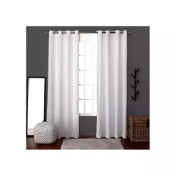 New Kirklands Home Lila Curtain Panel Set, 84 in. White