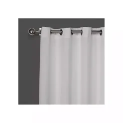 New Kirklands Home Lila Curtain Panel Set, 84 in. White