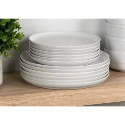 Discount Kirklands Home Linear Salad Plates, Set of 6 White