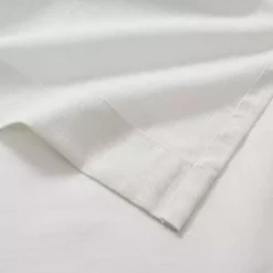 Best Kirklands Home Linen Blend Curtain Panel Set, 84 in. White