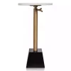 Online Kirklands Home White Marble Top Tapered Base Accent Table, 12 in.