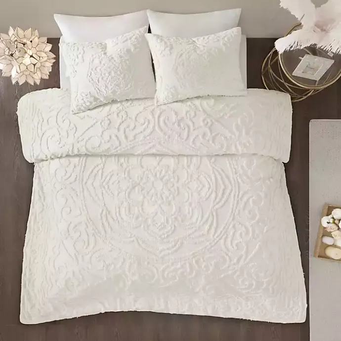 Outlet Kirklands Home Medallion Full/Queen 3-pc. Comforter Set White