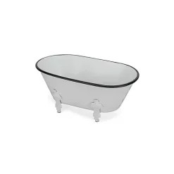 Sale Kirklands Home Metal Bathtub Statue White