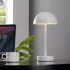 Discount Kirklands Home Metal Rechargeable Table Lamp White