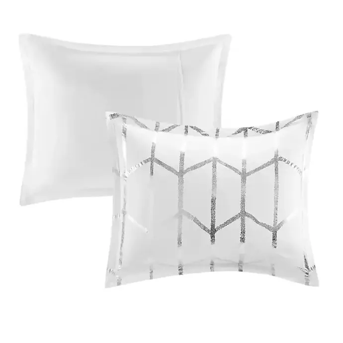 Hot Kirklands Home White Metallic 5-pc. California King Comforter Set