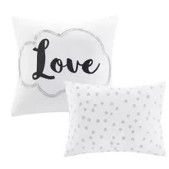 New Kirklands Home White Metallic 4-pc. Twin/Twin XL Comforter Set