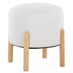 Online Kirklands Home Michelle Ottoman White