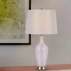 Online Kirklands Home Needle Neck Ceramic Table Lamps, Set of 2 White