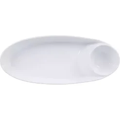 Hot Kirklands Home Porcelain Chip & Dip Bowls, Set of 2 White