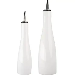 Discount Kirklands Home Porcelain 2-pc. Oil and Vinegar Carafe Set White