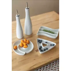 Discount Kirklands Home Porcelain 2-pc. Oil and Vinegar Carafe Set White