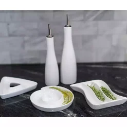 Discount Kirklands Home Porcelain 2-pc. Oil and Vinegar Carafe Set White
