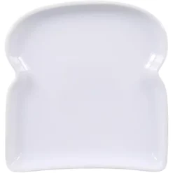 New Kirklands Home Porcelain Toast Plates, Set of 4 White