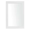 Best Kirklands Home White Rectangular Wood Wall Mirror