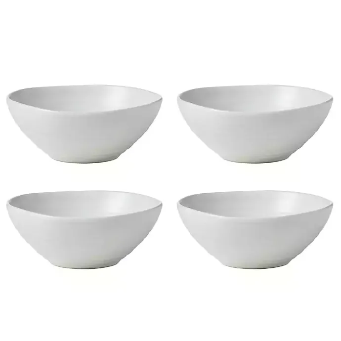 Sale Kirklands Home Ridge 12-pc. Stoneware Dinnerware Set White