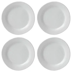 Sale Kirklands Home Ridge 12-pc. Stoneware Dinnerware Set White