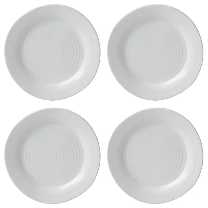 Sale Kirklands Home Ridge 12-pc. Stoneware Dinnerware Set White