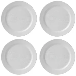 Sale Kirklands Home Ridge 12-pc. Stoneware Dinnerware Set White
