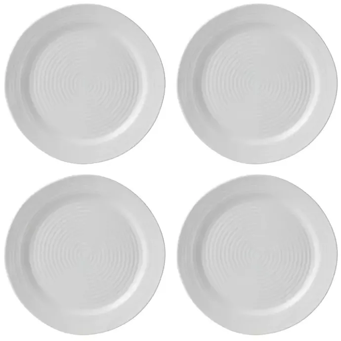 Sale Kirklands Home Ridge 12-pc. Stoneware Dinnerware Set White