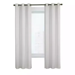 Clearance Kirklands Home Room Darkening Curtain Panel Set, 72 in. White