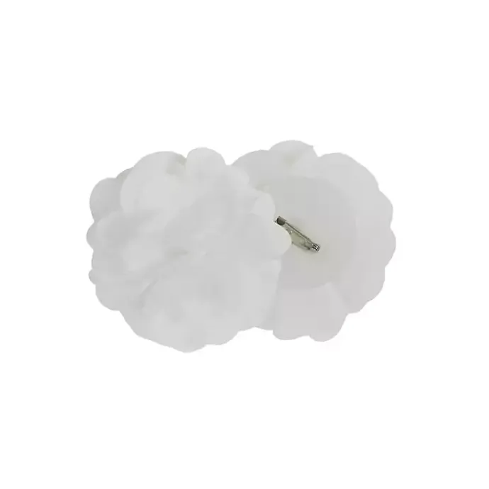 Outlet Kirklands Home Rosette Tab Top Curtain Panel, 63 in. White