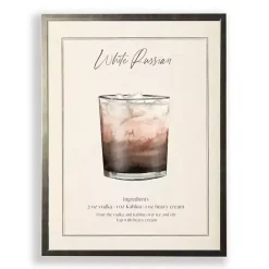 Discount Kirklands Home White Russian Framed Art Print Brown