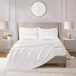 Kirklands Home Satin 6-pc. King Sheet Set White