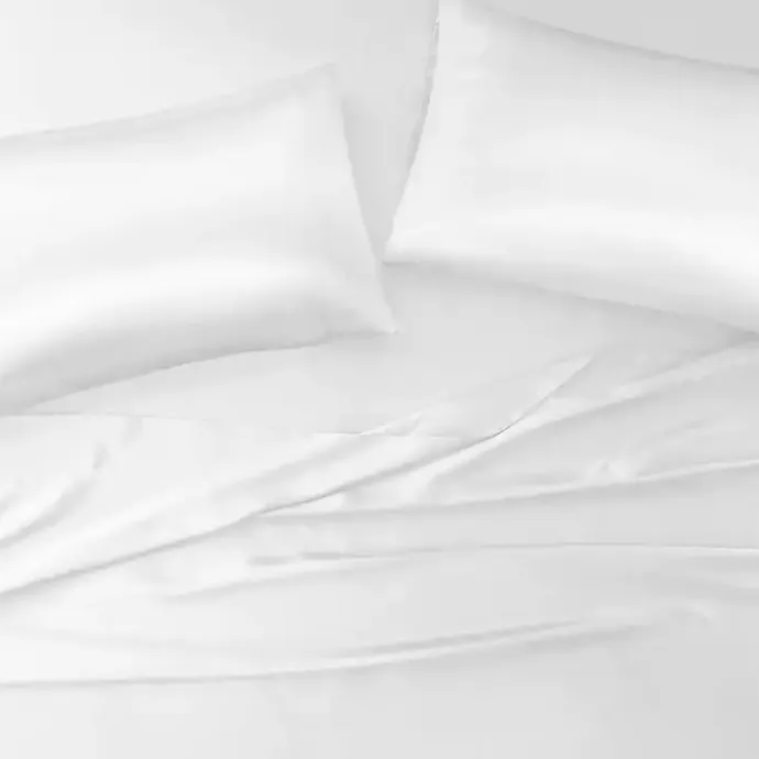 New Kirklands Home Satin 6-pc. Queen Sheet Set White