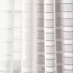 Hot Kirklands Home Sheer Grommet Curtain Panel Set, 84 in. White