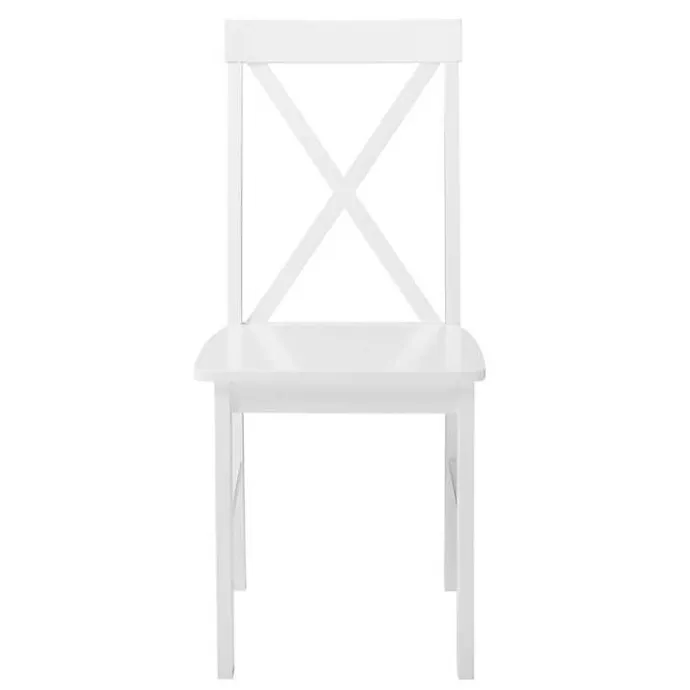 Sale Kirklands Home White Solid Wood 5-pc. Dining Set