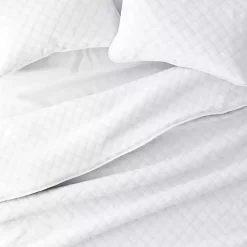 Clearance Kirklands Home Stitched Diamond 2-pc. Twin Quilt Set White