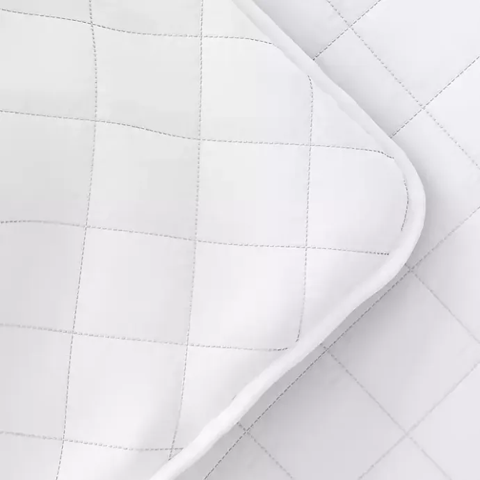 Clearance Kirklands Home Stitched Diamond 2-pc. Twin Quilt Set White